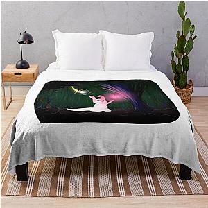 Glowing Slugcat Throw Blanket Rain World