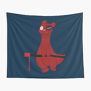 Cute game character Artificer from Rain World downpour fanart tapestry