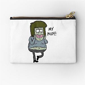 Muscle Man My Mom Regular Show Zipper Pouch