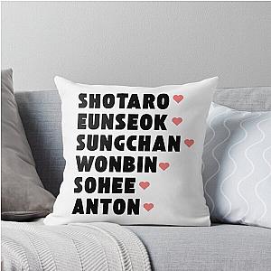 RIIZE with Member Names K-pop Group Design Throw Pillow