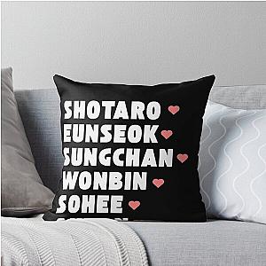 RIIZE Kpop Group Design BLACK Throw Pillow