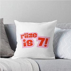Rise is Seven Throw Pillow