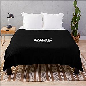 RIZE rise and realize K Pop group logo Throw Blanket