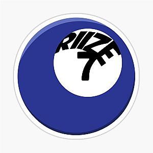 Rize 7 Logo Dark Blue Sticker