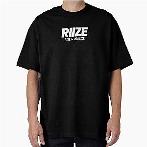 RIIZE rise and realizations kpop group logo Oversized T-Shirt