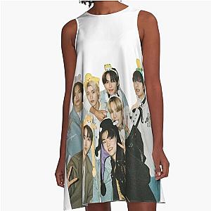 Rize Talk Saxy A-Line Dress