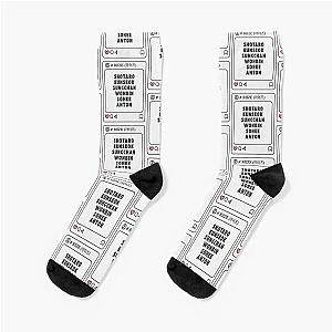 Riize with Member Names Post Kpop Group Design Socks