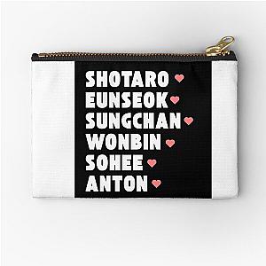 K-pop Group RIIZE Member Names Design Zipper Pouch