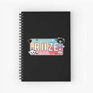 Riize Licence Plate Spiral Notebook