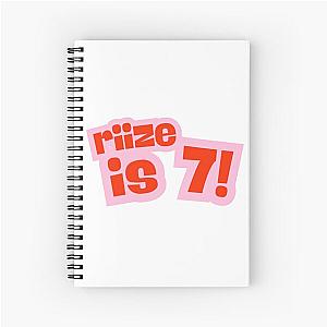 RIze is seven Spiral Notebook