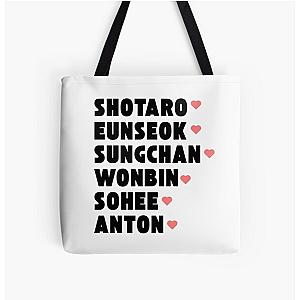 RIIZE Kpop Group Design All Over Print Tote Bag