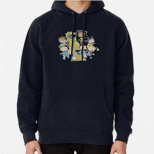 Rugrats Group Shot With Reptar Pullover Hoodie