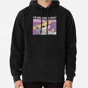 Rugrats Angelica I'm Busy Distressed Panel Hoodie