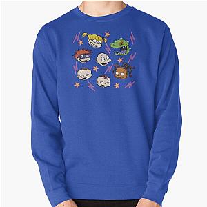 Rugrats Lightning and Stars Group Pullover Sweatshirt