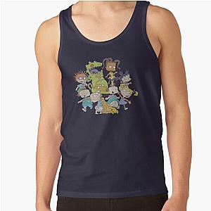 Rugrats Group Shot With Reptar Tank Top