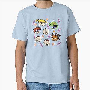 Rugrats Lightning and Stars Group Head Shot Classic T-Shirt