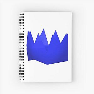 Blue Party Hat - runescape Spiral Notebook