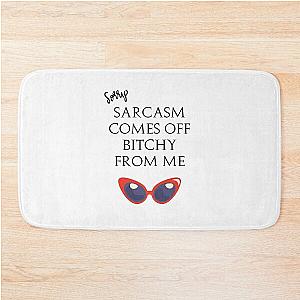 Eric Berns Santa Clarita Diet - Sorry Sarcasm Comes Off From Me - Red Glasses Bathroom