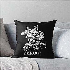 Mens Ground One Armed Wolf Sekiro Gifts For Movie Fans Throw Pillow