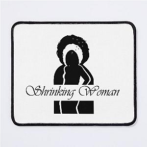 Shrinking Woman Black Logo Mouse Pad