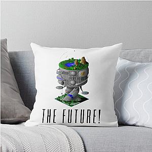 SimCity 2000 - Arcology: The Future - Maxis City Builder Simulation Retro PC Gamer Throw Pillow