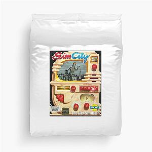 Original Simcity Box Art Maxis City Builder Simulation Retro PC Gamer Design Duvet Cover