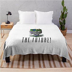 Simcity 2000 - Arcology The Future Maxis City Builder Simulation Retro PC Gamer Design Throw Blanket