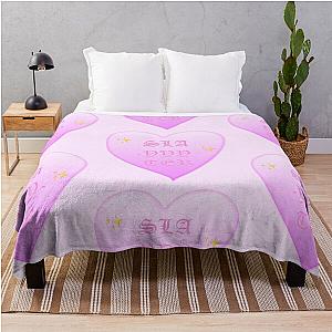 SLAYTER PINK HEART Throw Blanket