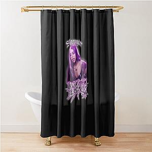 Troubled Paradise Classic T-Shirt Shower Curtain
