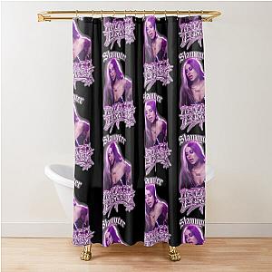 Troubled Paradise Slayter Shower Curtain