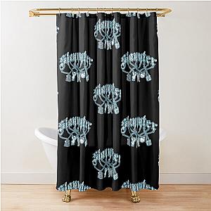 Pink Slayter Chain Shower Curtain