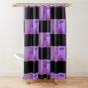 Pink Slayter Chain Shower Curtain