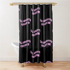 Pink Chain Shower Curtain
