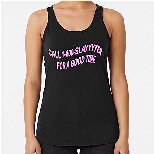 Pink Chain Racerback Tank Top