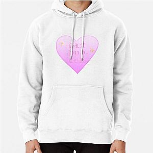 SLAYTER Pink Heart Pullover Hoodie