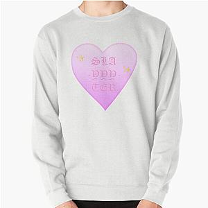 SLAYTER Pink Heart Pullover Sweatshirt