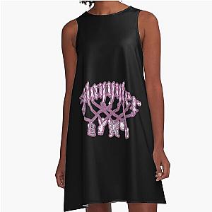 Pink Chain A-Line Dress