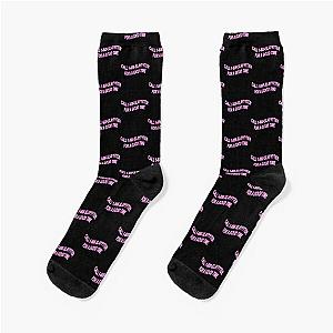Pink Blazer Chain Socks