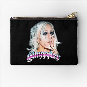 Slayter Face Central Zipper Pouch