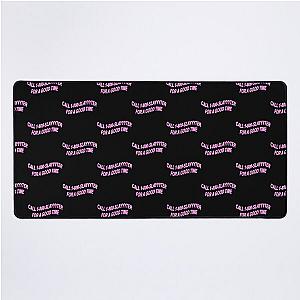 Pink Slayter Chain Desk Mat