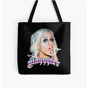 Slayter Face Central All Over Print Tote Bag
