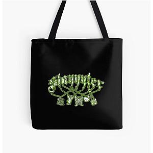 Pink Slayter Chain All Over Print Tote Bag