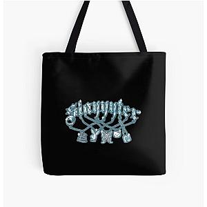 Pink Slayter Chain All Over Print Tote Bag