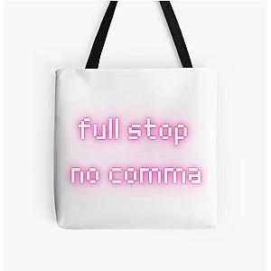 Slayyyter - No Comma Over Print Tote Bag