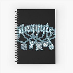 Pink Slayter Chain Spiral Notebook
