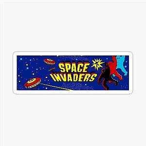 Space Invaders Retro Arcade Sticker