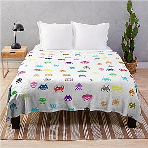 Space Invaders Collection Throw Blanket