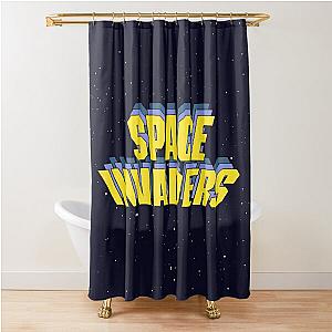 Space Invaders Arcade Game Shower Curtain