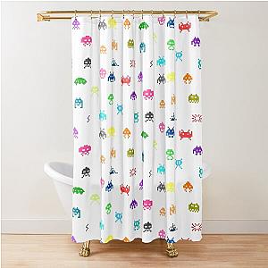 Space Invasion Collection Shower Curtain