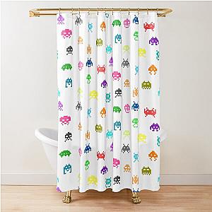 Space Invaders Shower Curtain